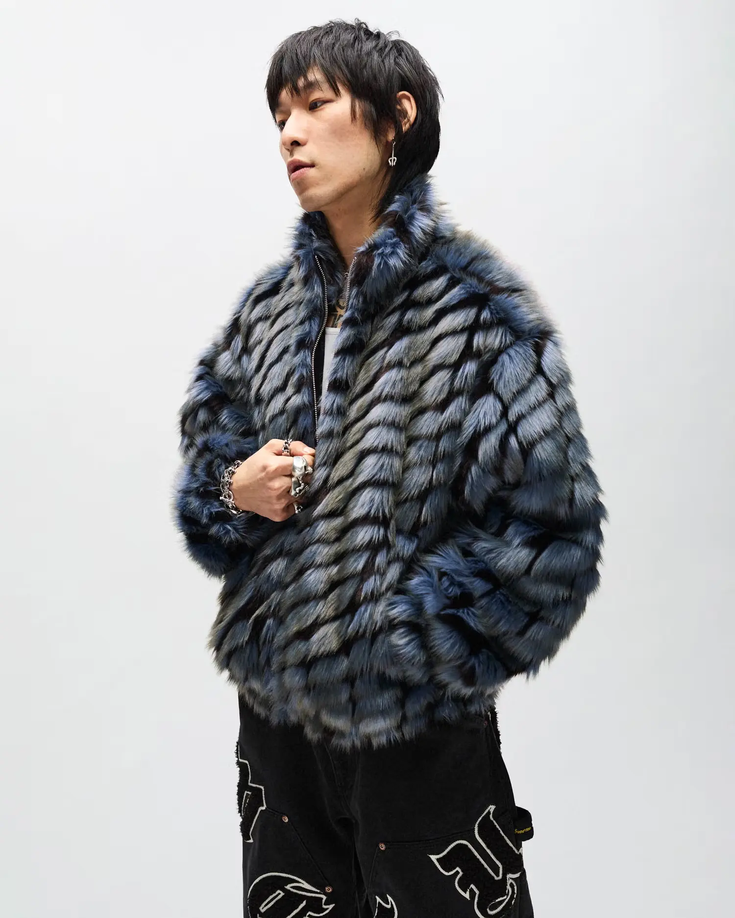 2-Tone WINDSTOPPER® Faux Fur Jacket | Supreme 25ss