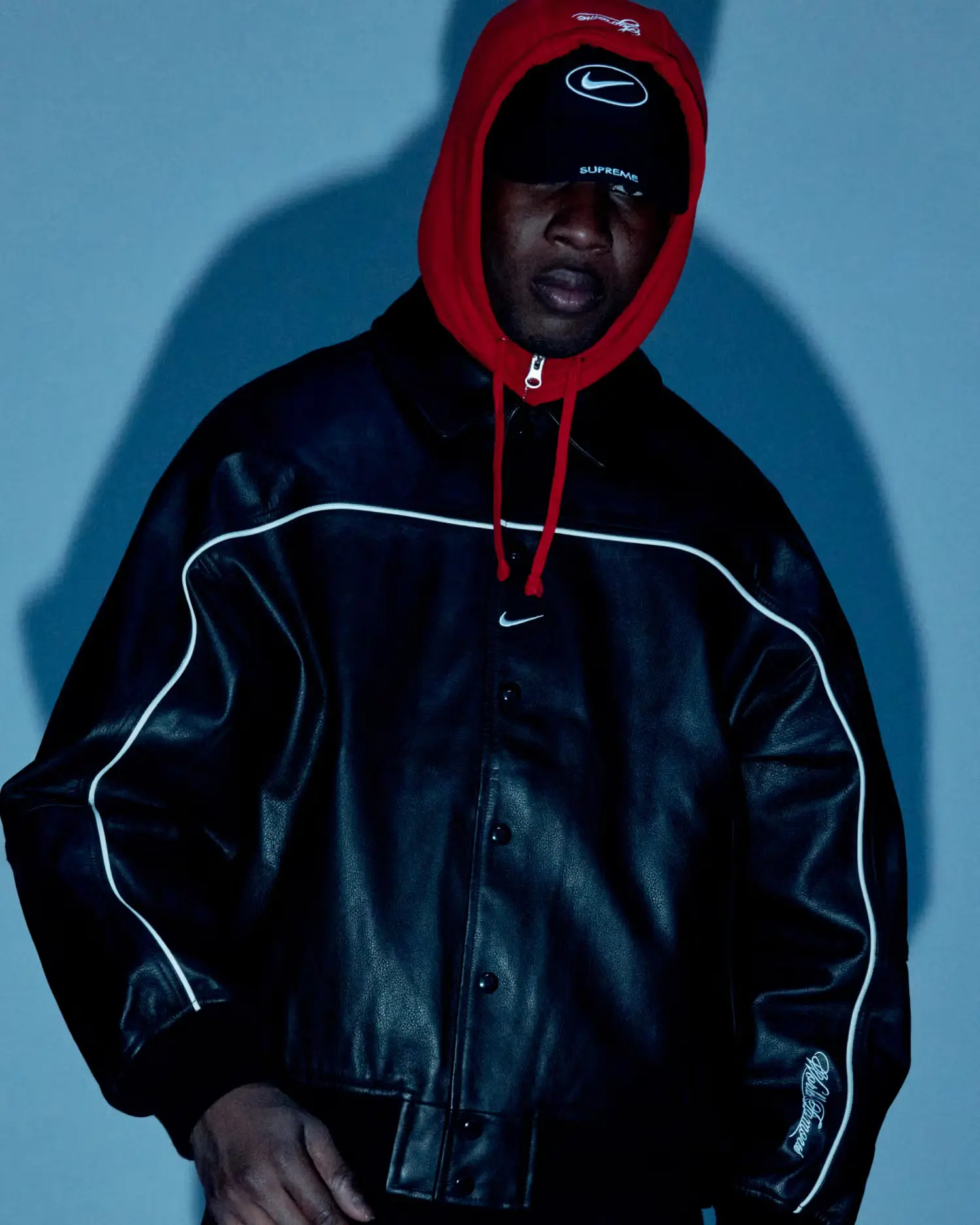 Supreme®/Nike® Leather Varsity Jacket | Supreme 25ss