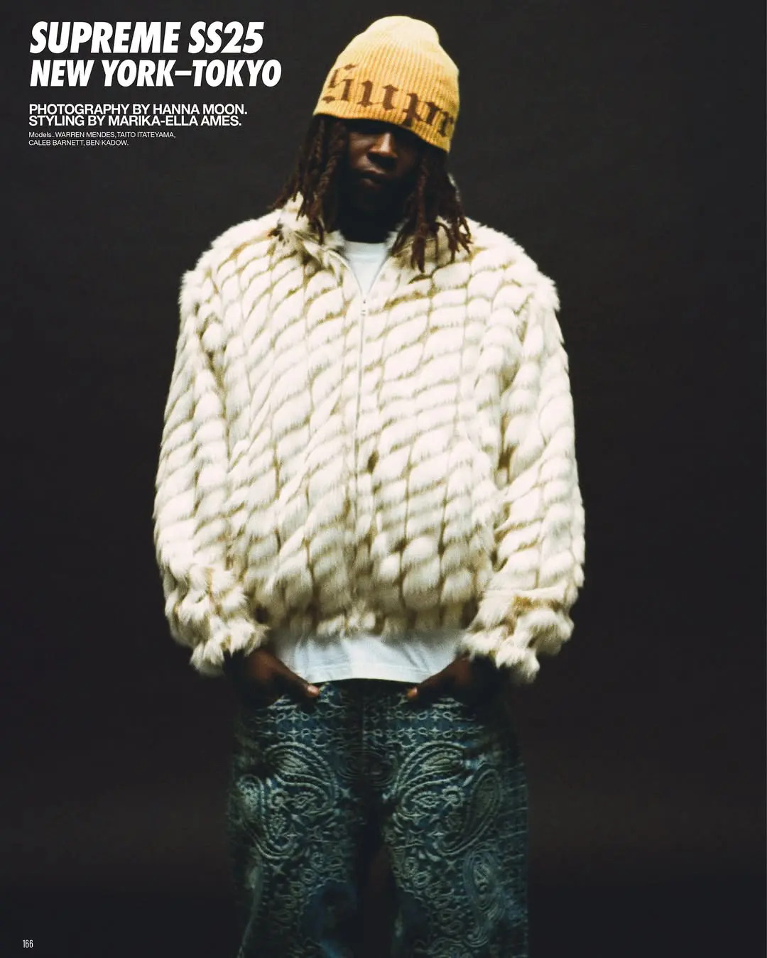 Old English Printed Beanie | Supreme 25ss