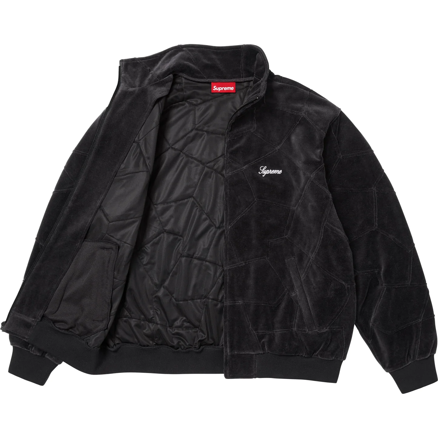 Patchwork Velour Track Jacket | Supreme 25ss