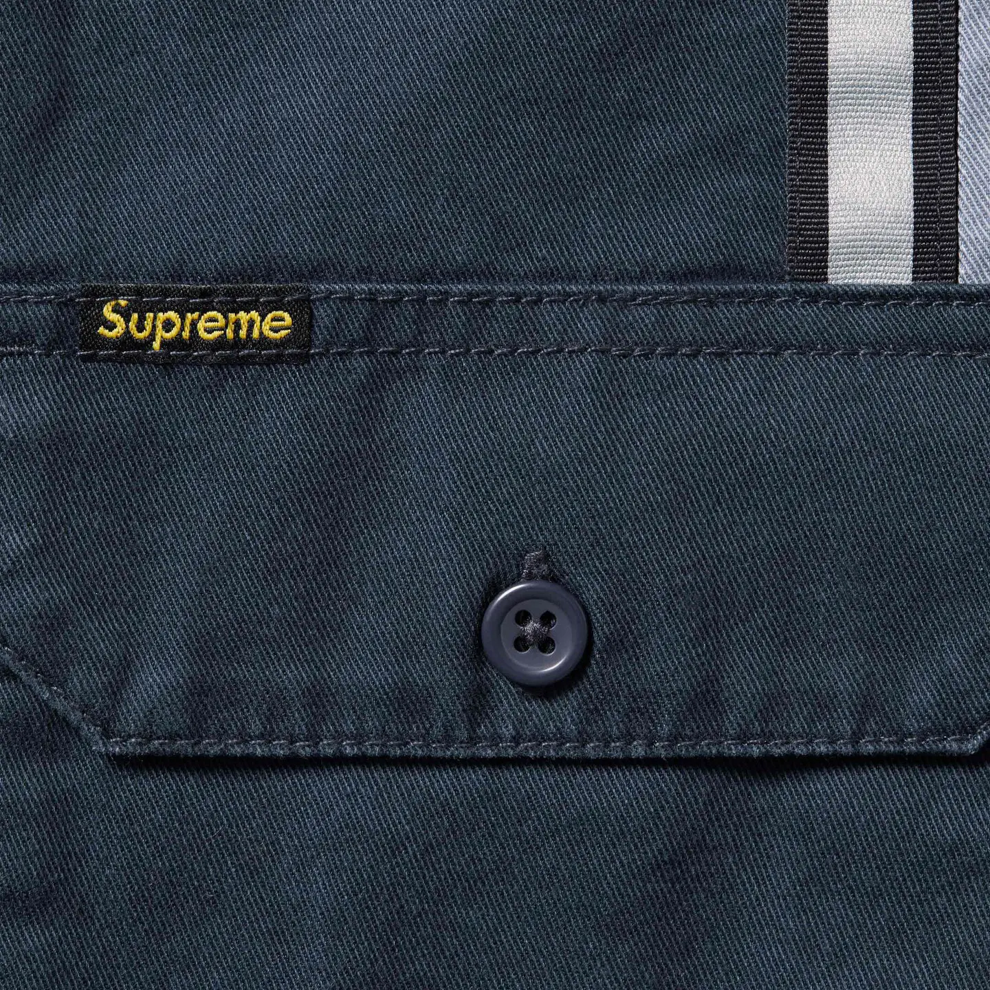 Reflective Stripe S/S Work Shirt | Supreme 25ss
