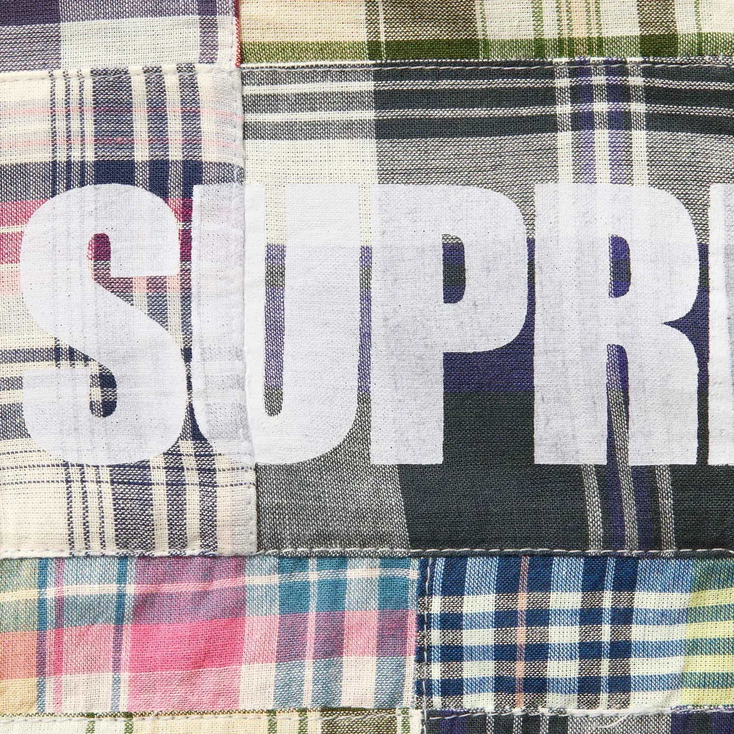 Supreme®/GOODENOUGH Patchwork Madras S/S Shirt | Supreme 25ss