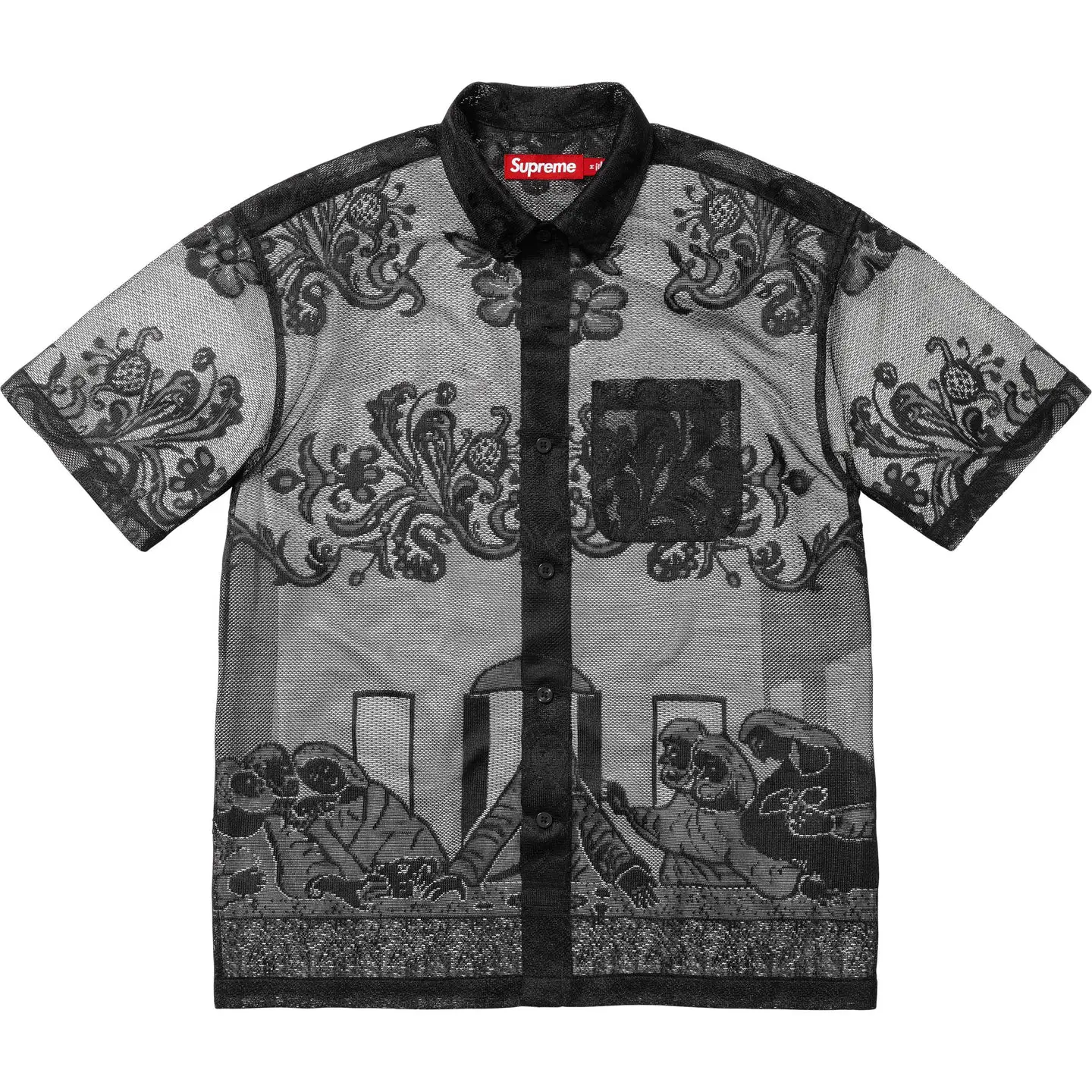 Last Supper Lace S/S Shirt | Supreme 25ss