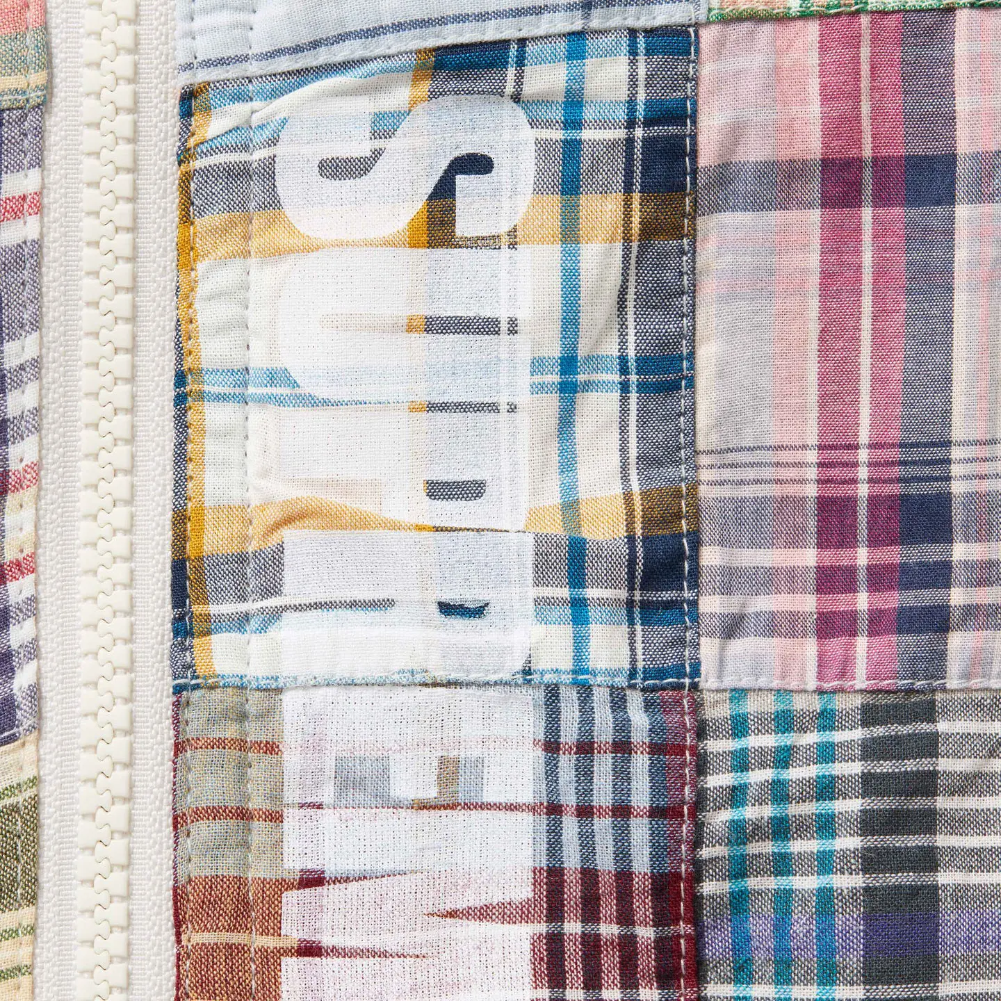 Supreme®/GOODENOUGH Patchwork Madras Full Zip Track Pant | Supreme