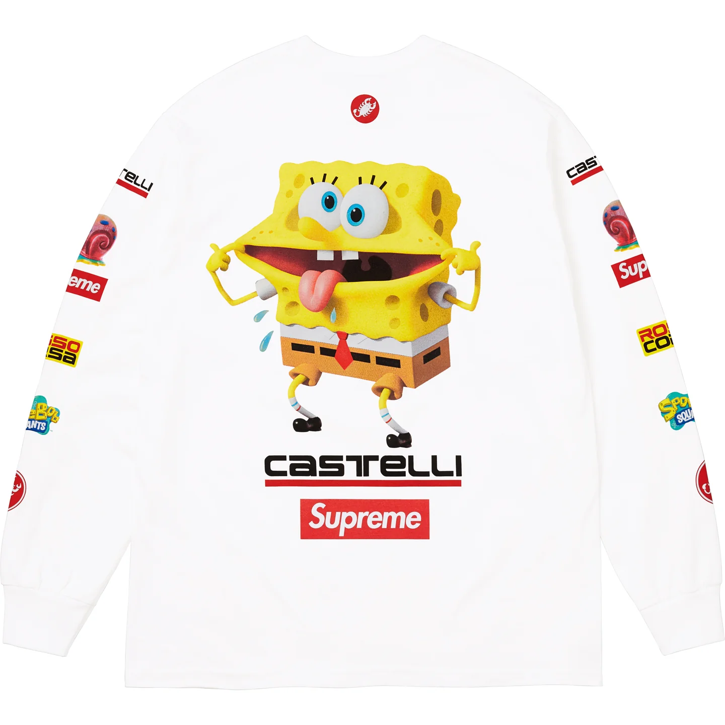 Supreme®/SpongeBob SquarePants/Castelli® Racing L/S Tee | Supreme 25ss