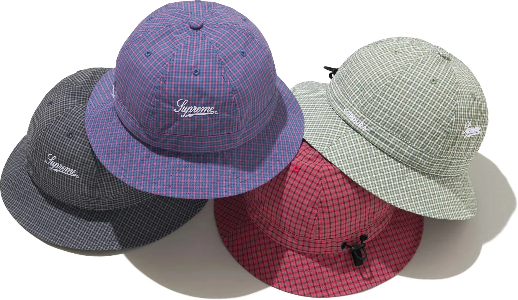 Cordura® Plaid Bell Hat | Supreme 25ss