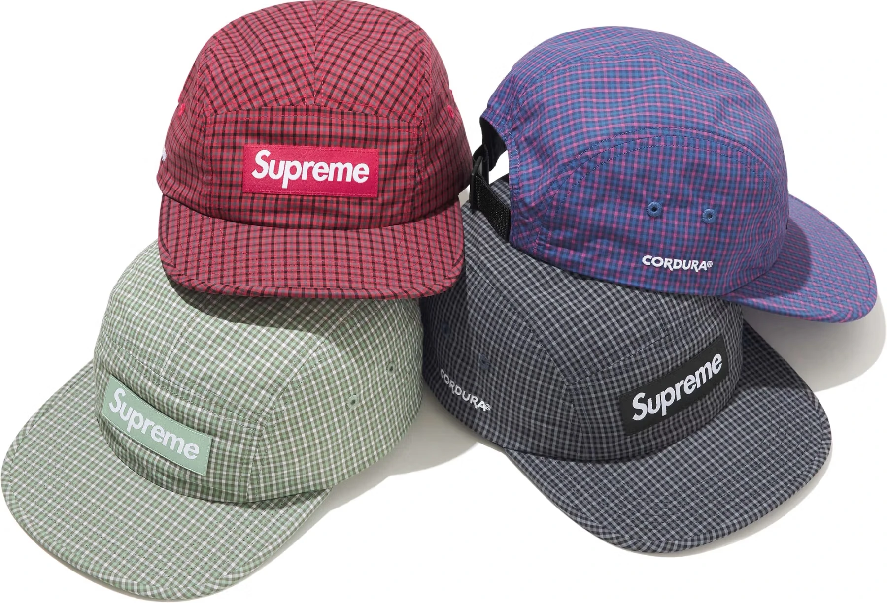 Cordura® Plaid Camp Cap | Supreme 25ss