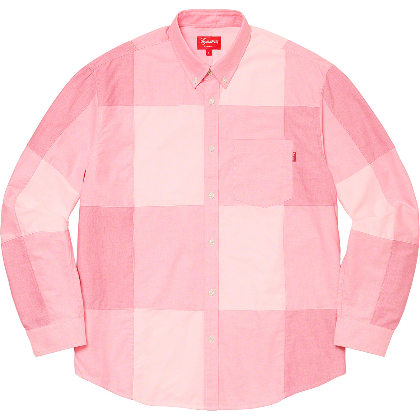 Patchwork Oxford Shirt | Supreme 20fw