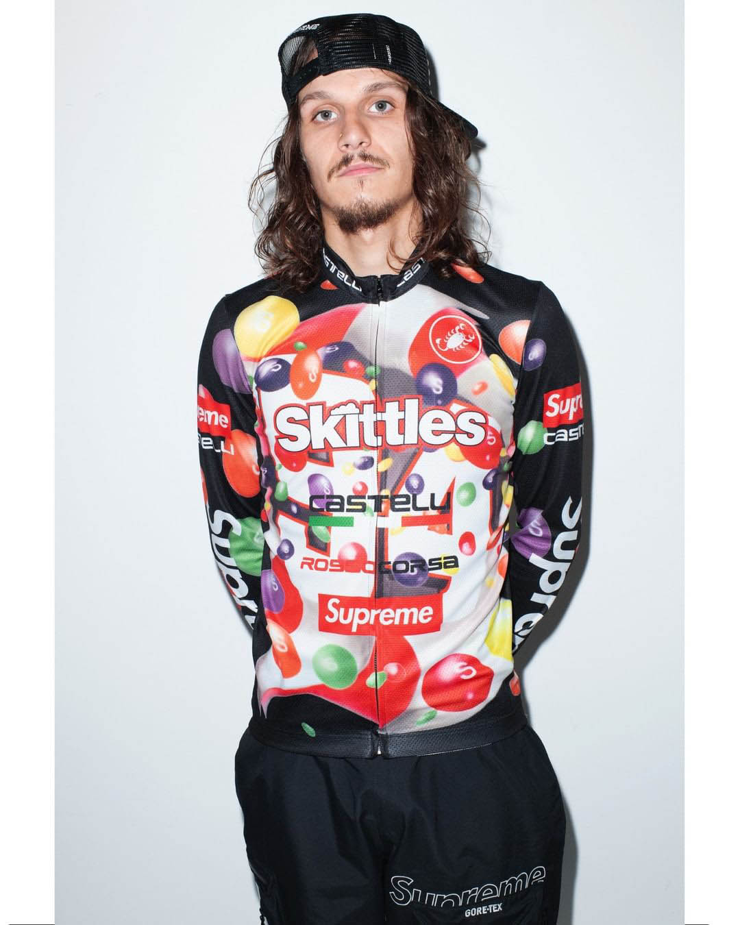 激レアL！SUPREME×Skittles Castelliサイクリングジャージ 激レアL