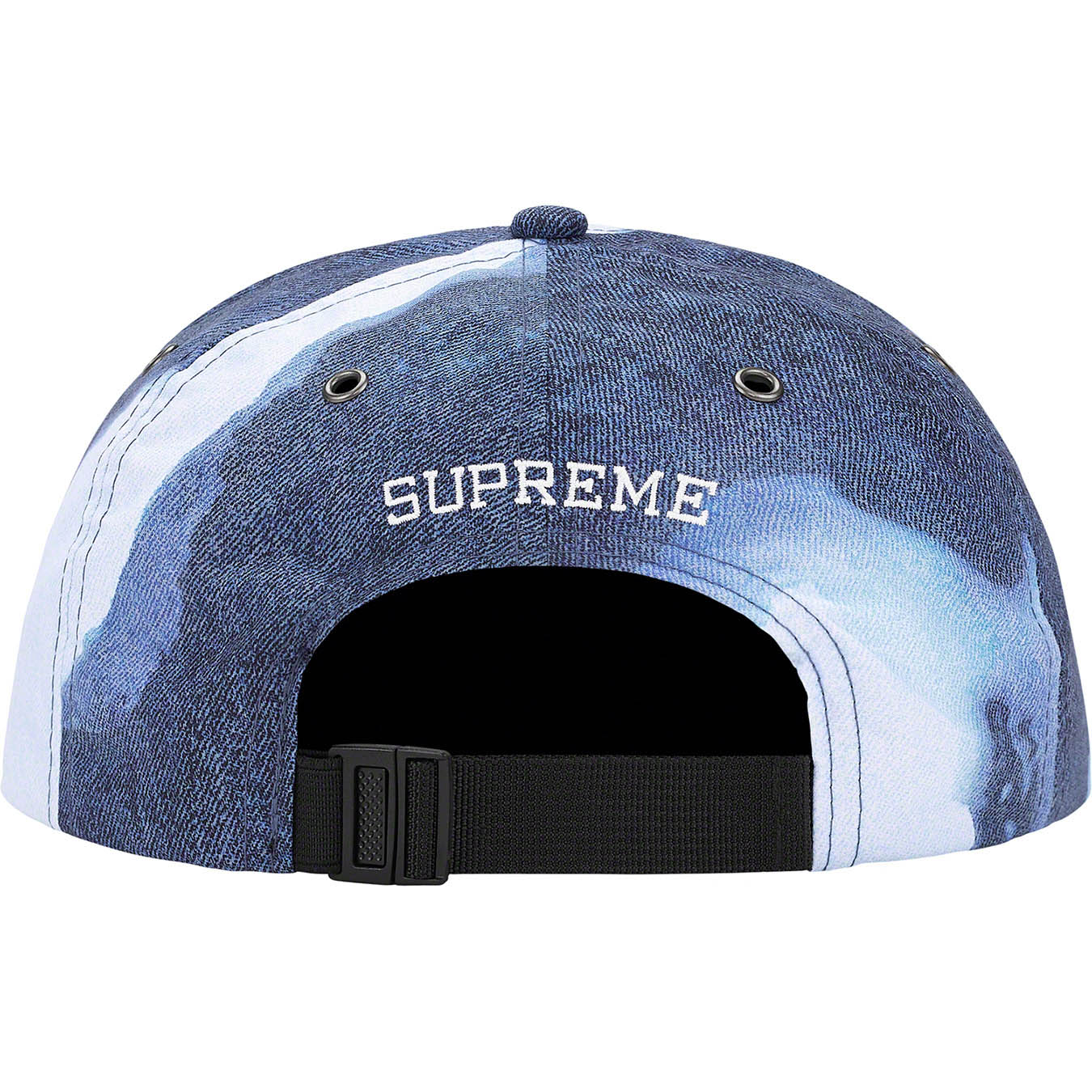 Supreme®/The North Face® Bleached Denim Print 6-Panel | Supreme 21fw