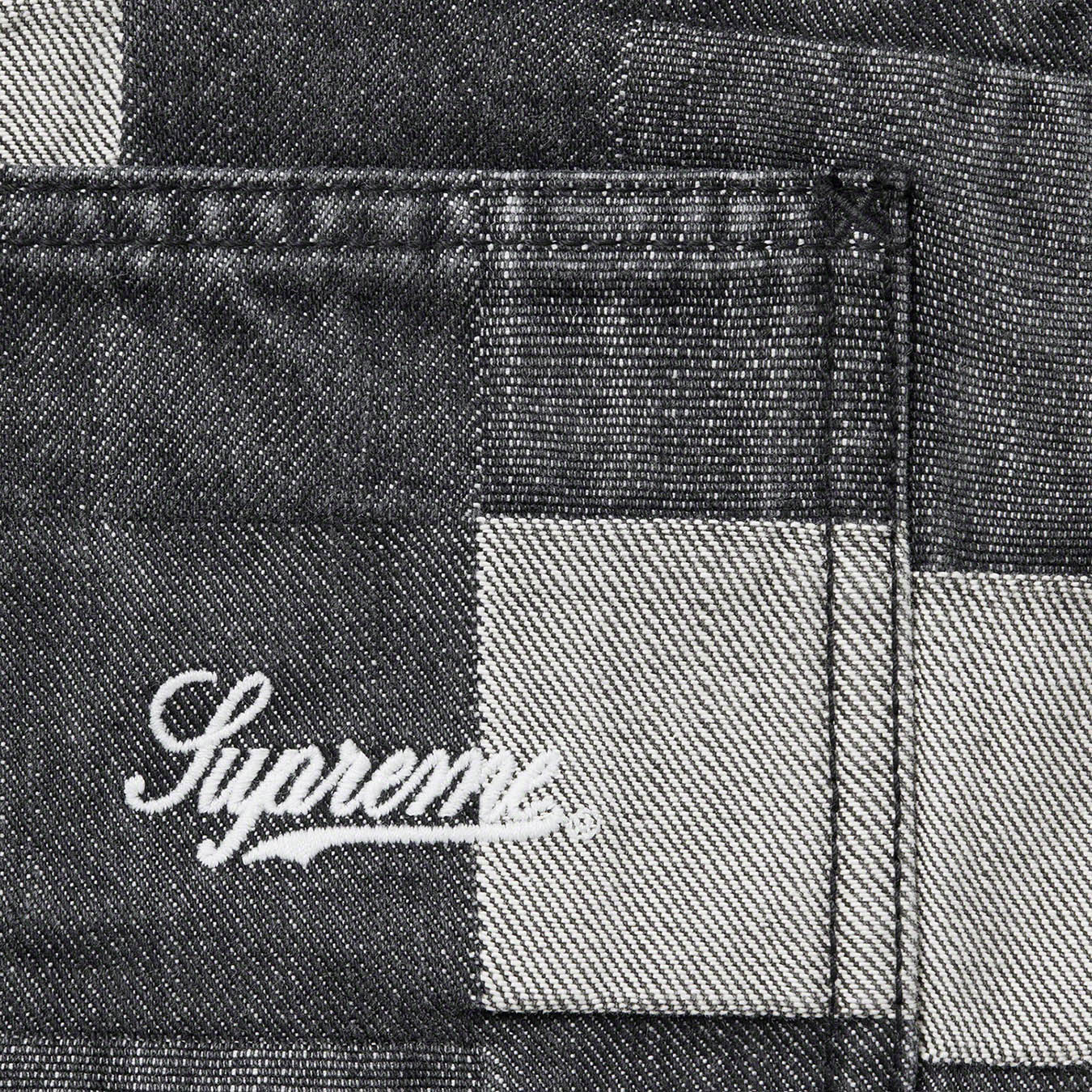 Patched Denim Vest | Supreme 21ss