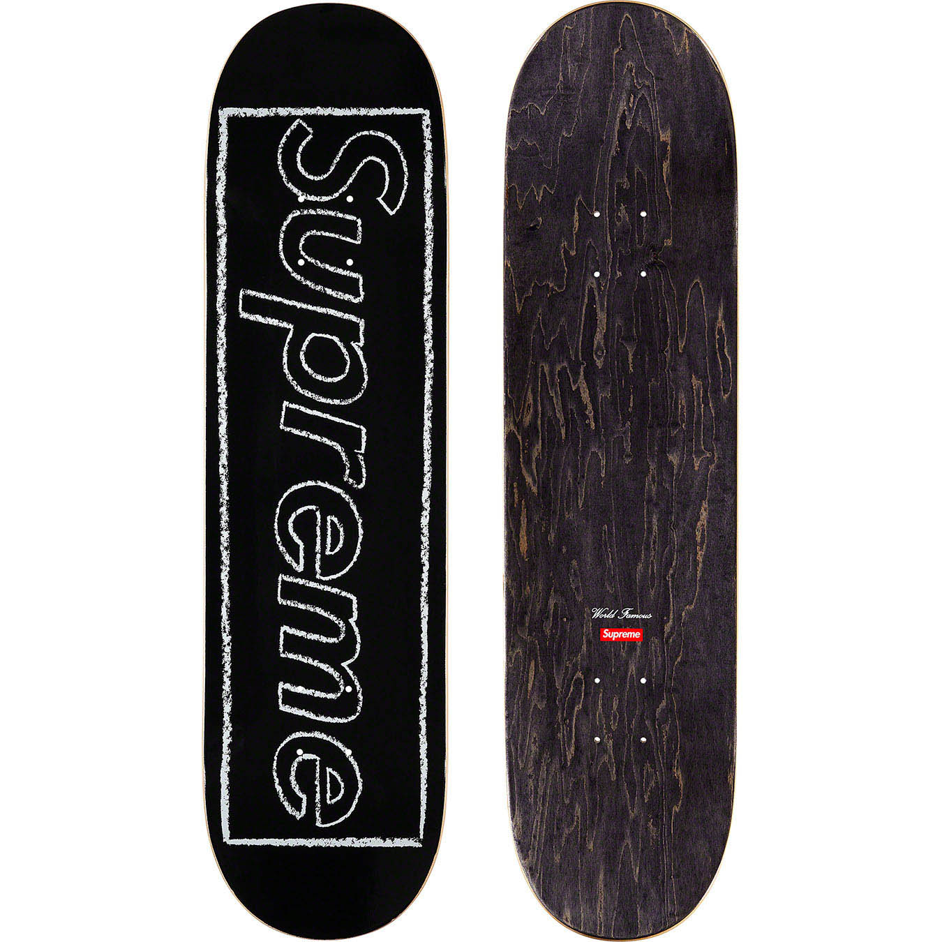 KAWS Chalk Logo Skateboard | Supreme 21ss