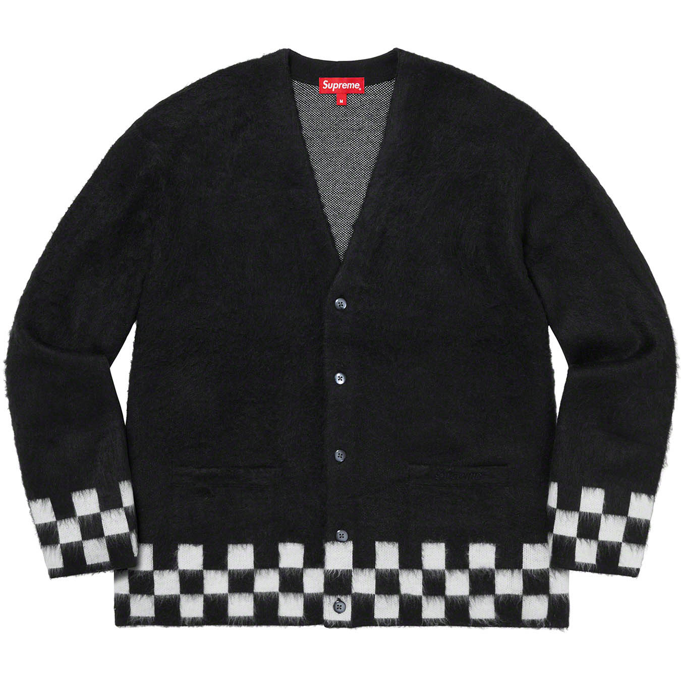 Brushed Checkerboard Cardigan | Supreme 21ss