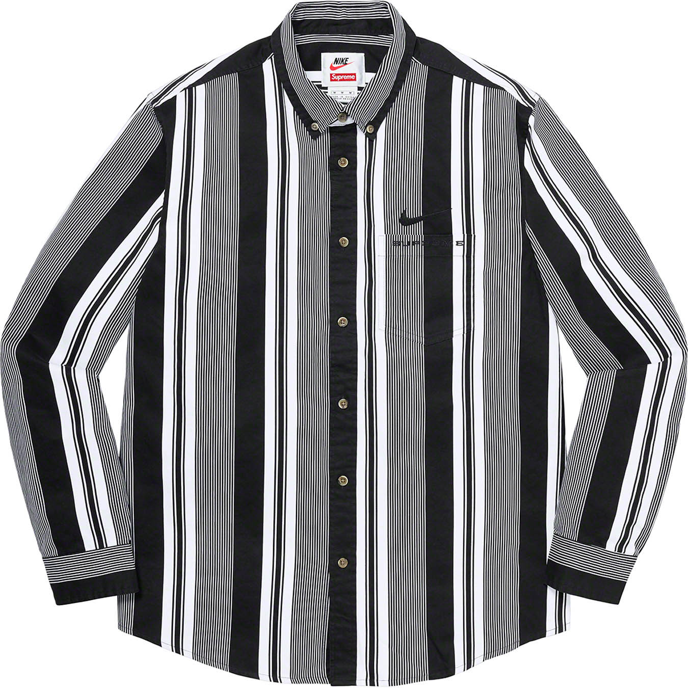 Supreme®/Nike® Cotton Twill Shirt | Supreme 21ss