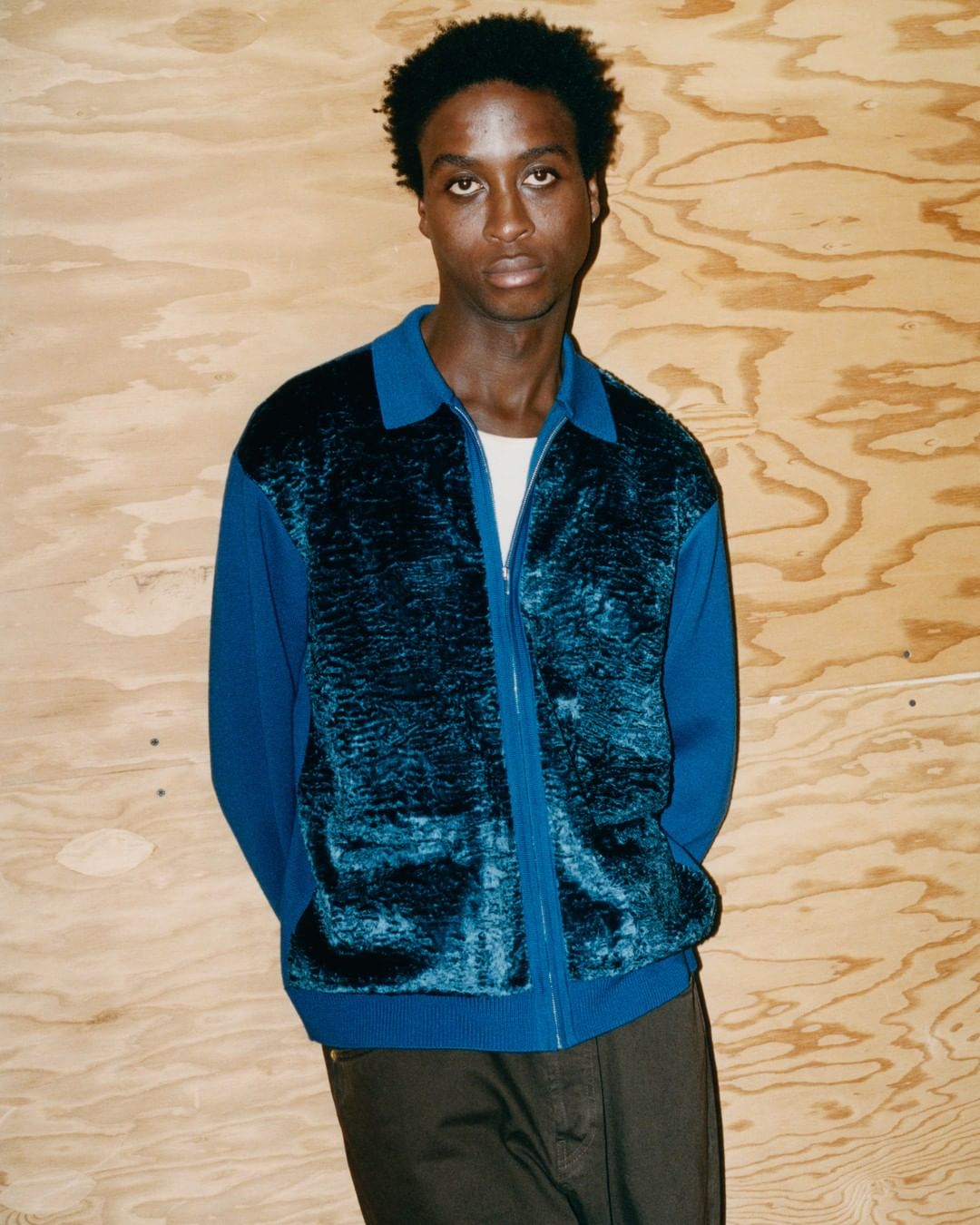 Faux Fur Zip Up Cardigan | Supreme 22fw