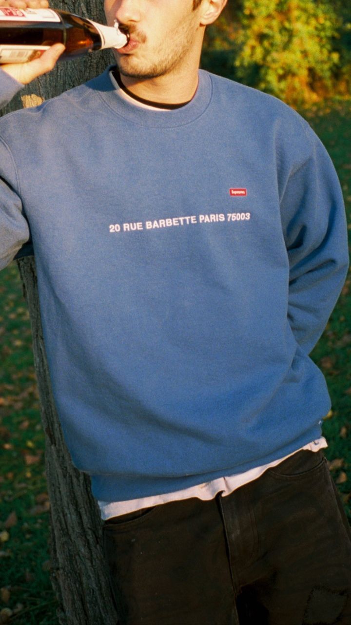 Shop Small Box Crewneck | Supreme 22fw