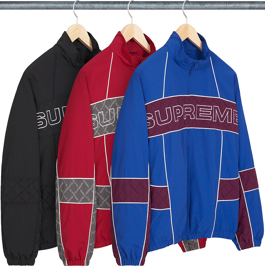 Jacquard Panel Track Jacket | Supreme 22fw