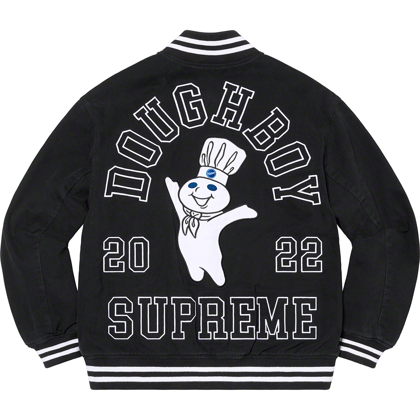 Supreme®/Mitchell & Ness® Doughboy Twill Varsity Jacket | Supreme 22fw