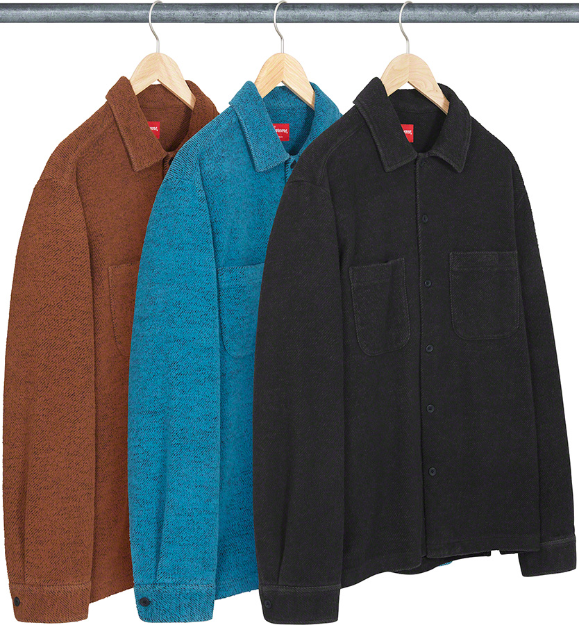 Brushed Flannel Twill Shirt | Supreme 22fw