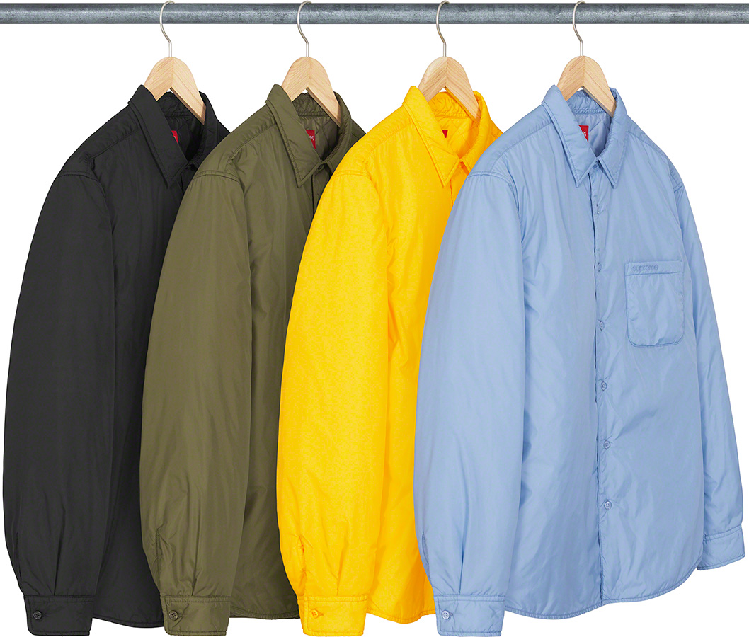 Nylon Filled Shirt | Supreme 22fw