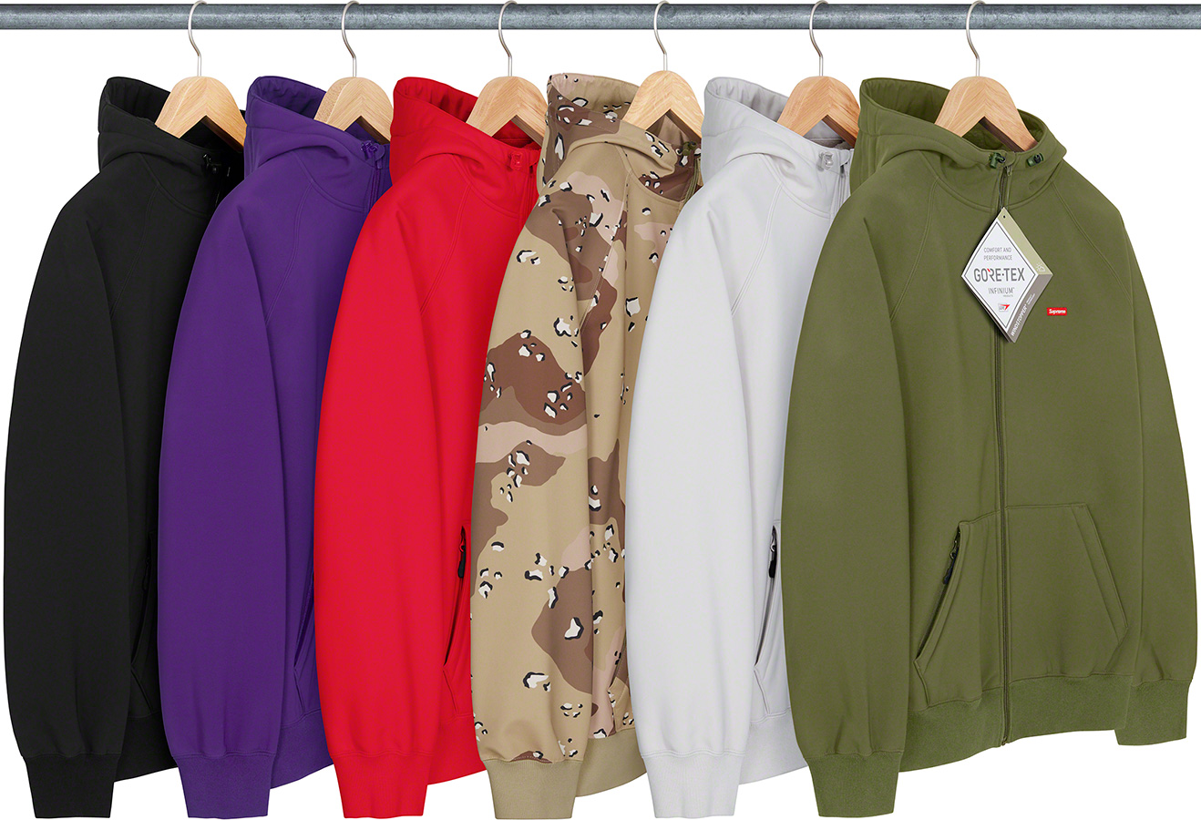 WINDSTOPPER® Zip Up Hooded Sweatshirt | Supreme 22fw
