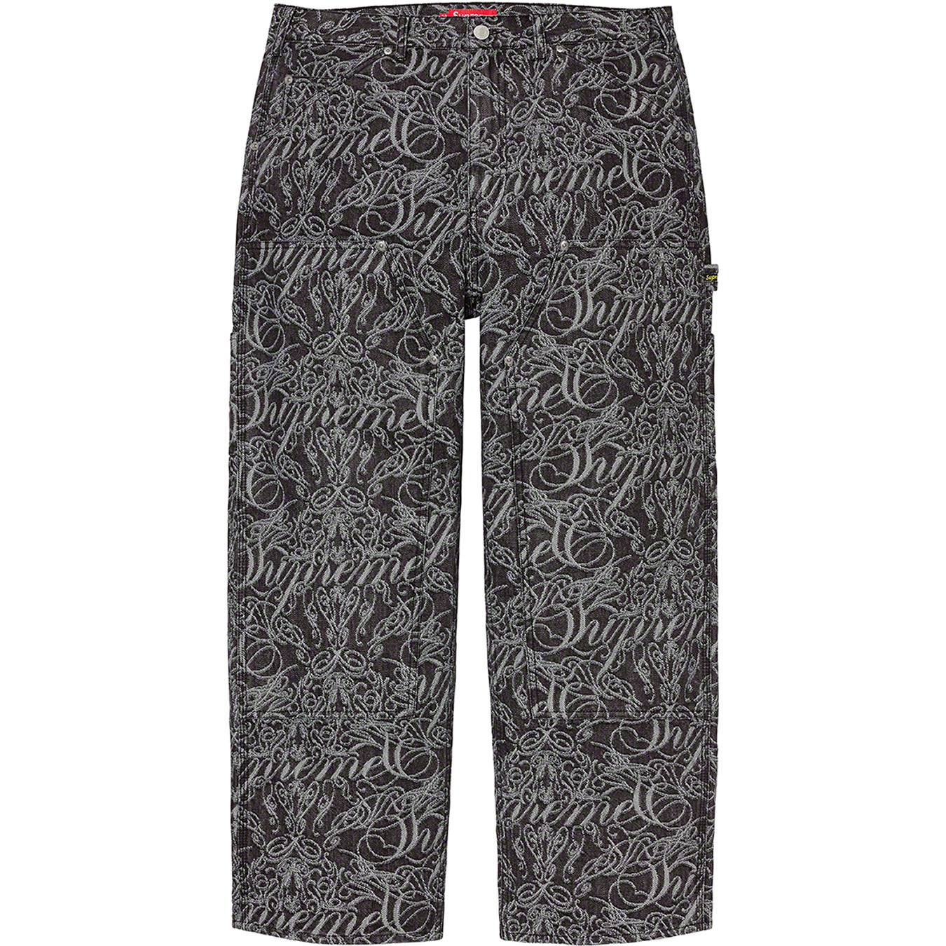 Script Jacquard Double Knee Denim Painter Pant | Supreme 22fw