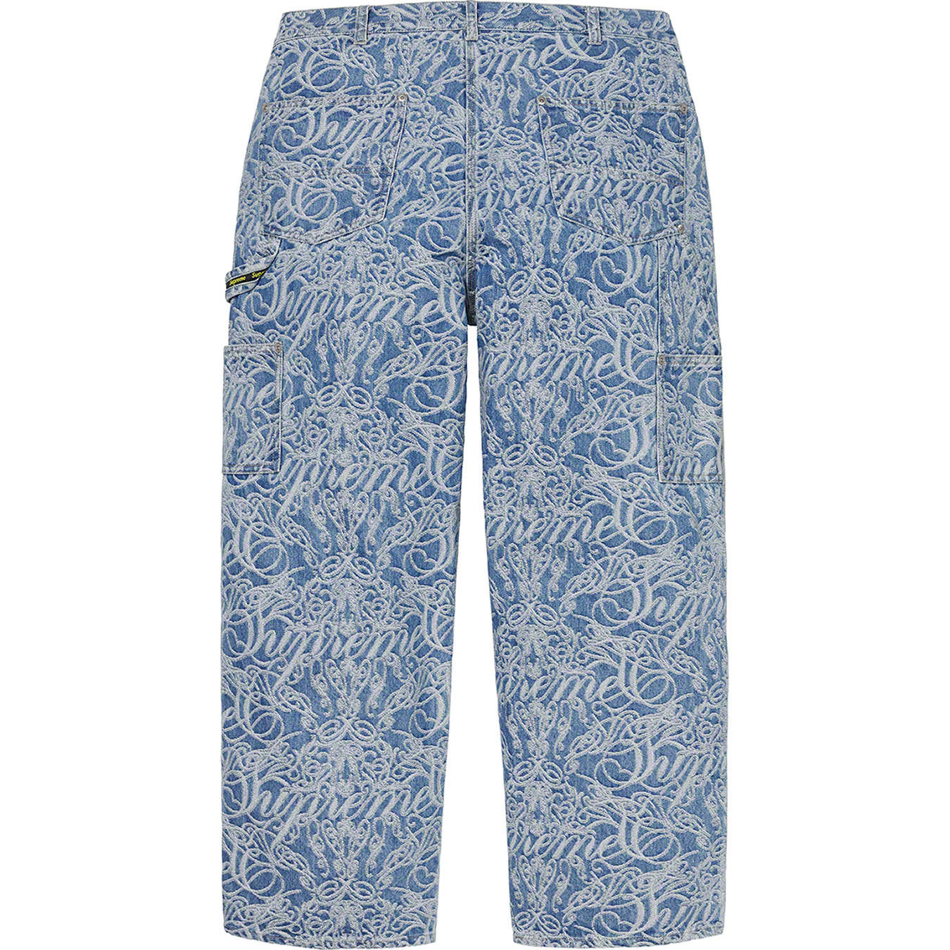 Script Jacquard Double Knee Denim Painter Pant | Supreme 22fw
