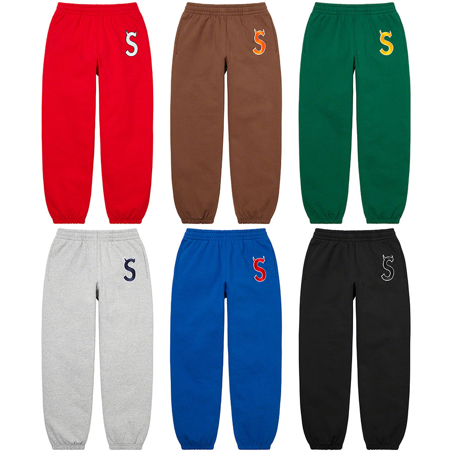 S Logo Sweatpant | Supreme 22fw