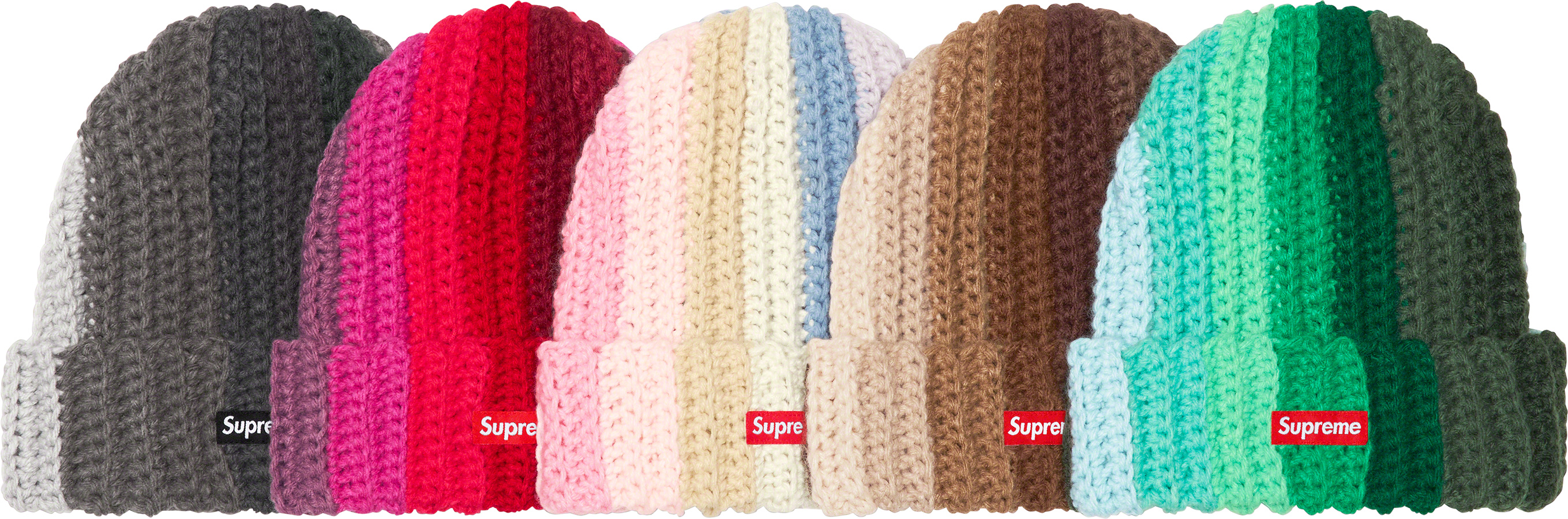 Gradient Crochet Beanie | Supreme 22fw