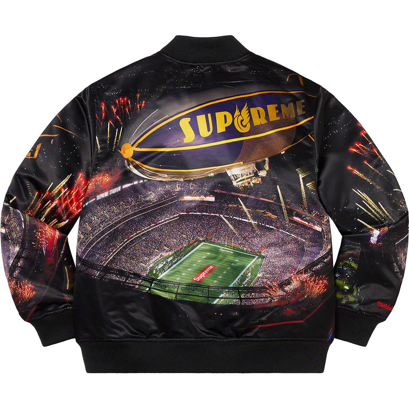 Supreme®/Mitchell & Ness® Stadium Satin Varsity Jacket | Supreme 22ss