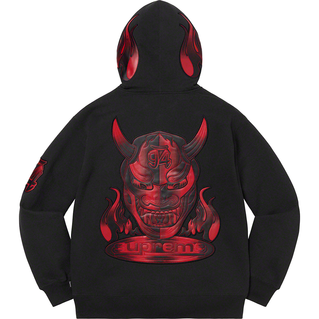 Demon Zip Up Hooded Sweatshirt | Supreme 22ss
