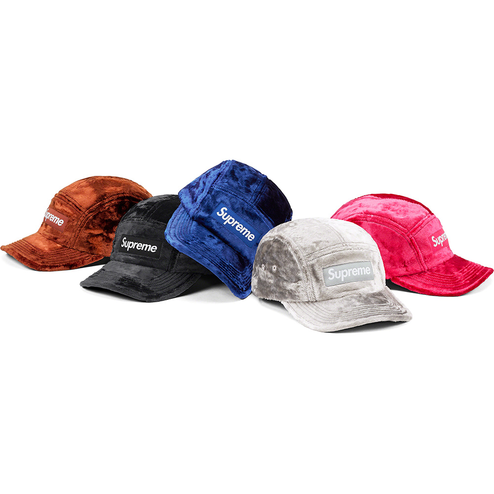 Crushed Velvet Camp Cap | Supreme 22ss