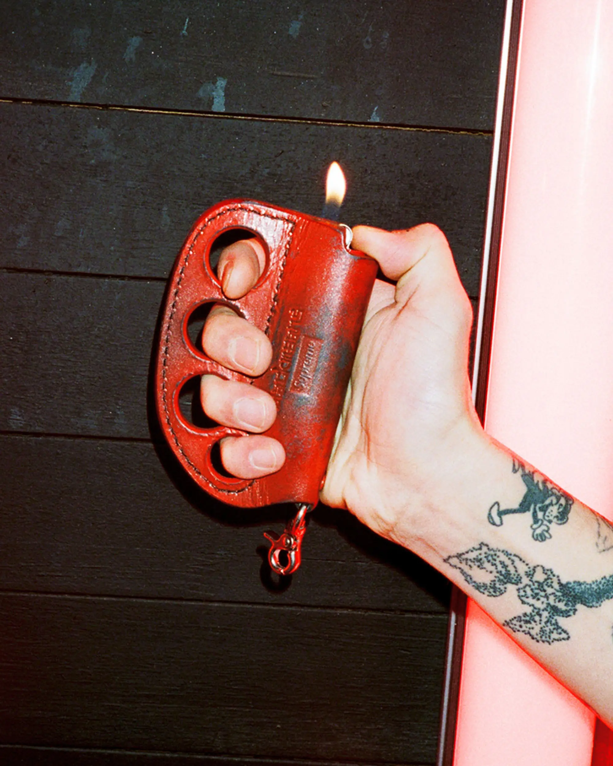 Supreme®/blackmeans Leather Lighter Case | Supreme 23fw