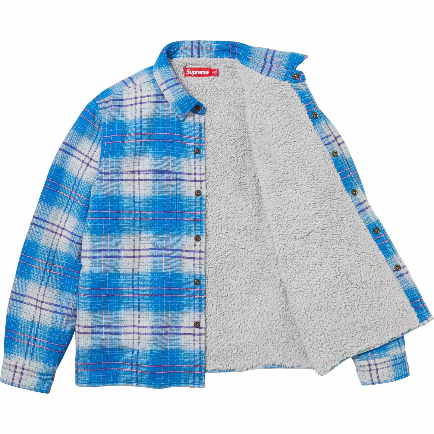 Lined Flannel Snap Shirt | Supreme 23fw