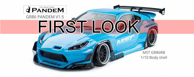 FIRST LOOK: MST's GR86 PANDEM V1.5 BODY SET – Super-G R/C Drift Arena