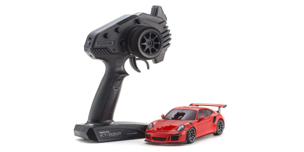 MINI-Z Racer MR-04 RWD Porsche 911 GT3 RS Lava Orange Readyset RTR