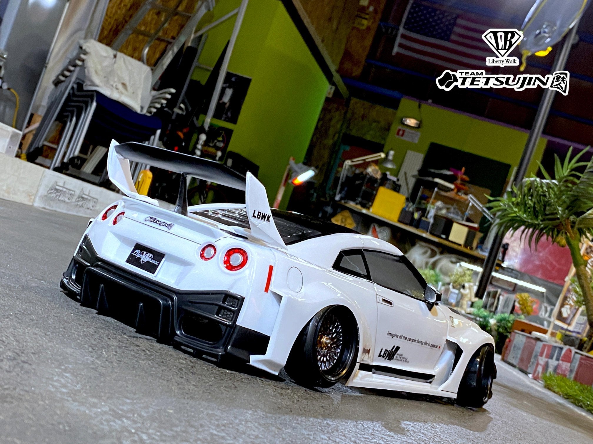 Nissan Skyline R35 Liberty Walk LB WORKS Silhouette 1-10 Body Set