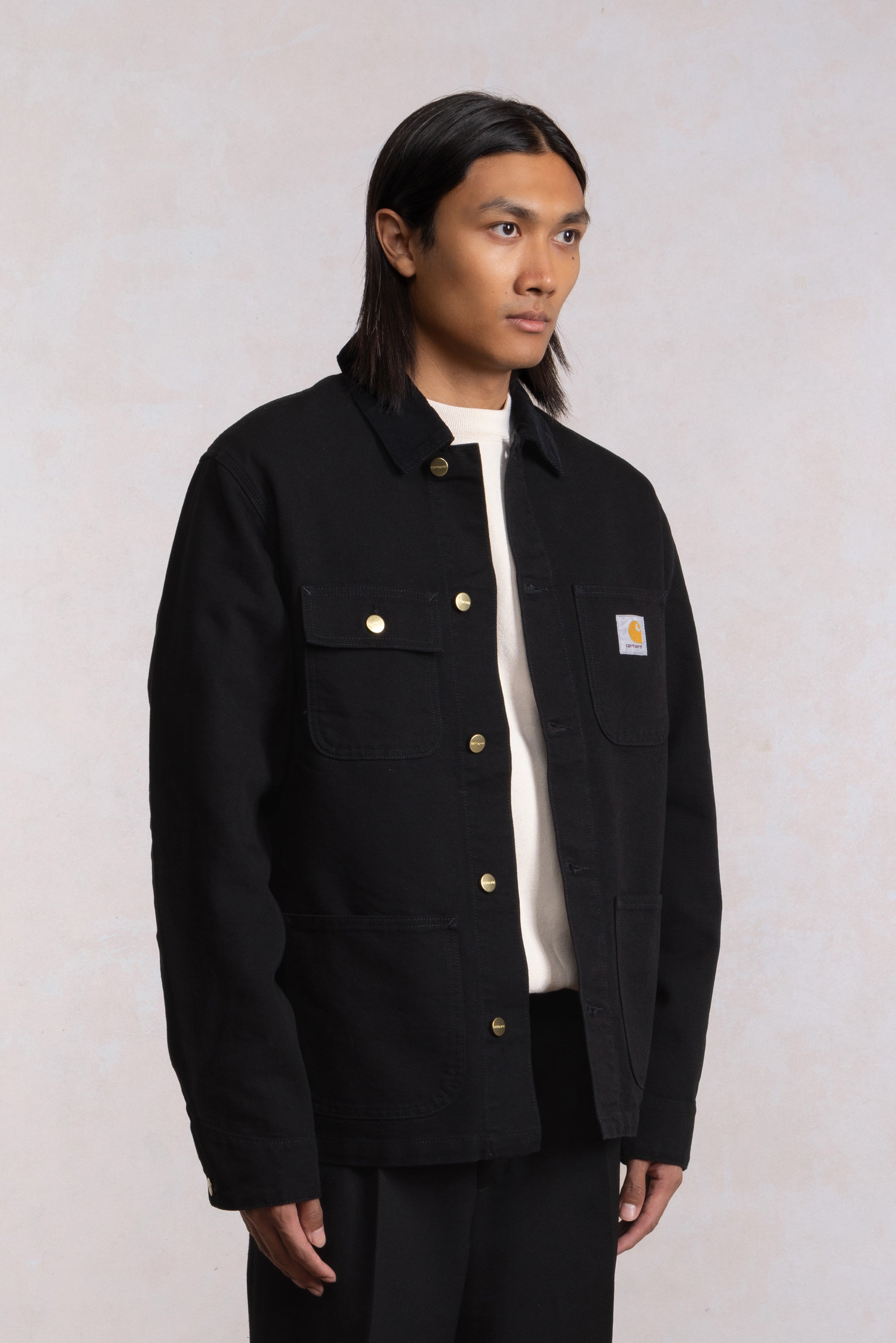 CARHARTT WIP - Michigan Coat Dearborn Canvas Noir – suuupply