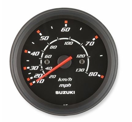 SUZUKI 純正 スピードメーター (130km, 80マイル表示) ブラック 34100