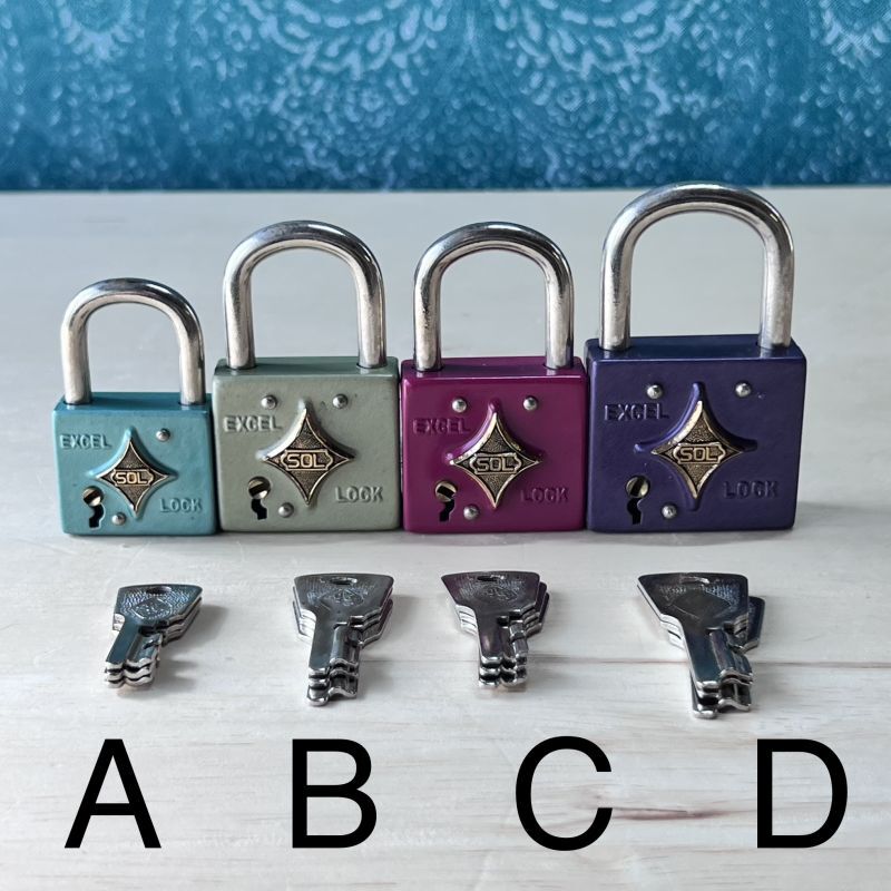 SOL 鍵 錠前キー 菱形 カラー4種 サイズ3種