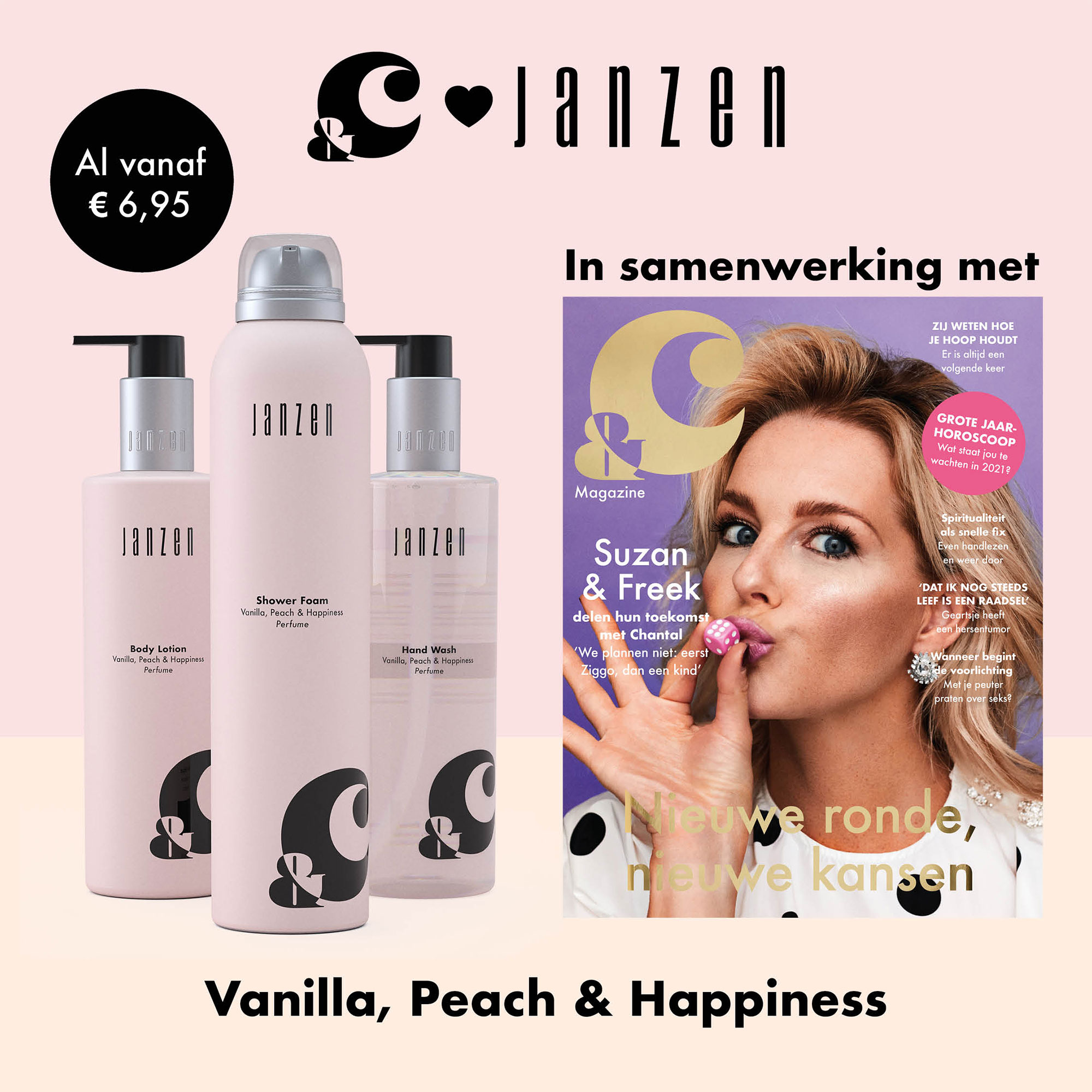 JANZEN Body Lotion Roze - Schijvens Mode