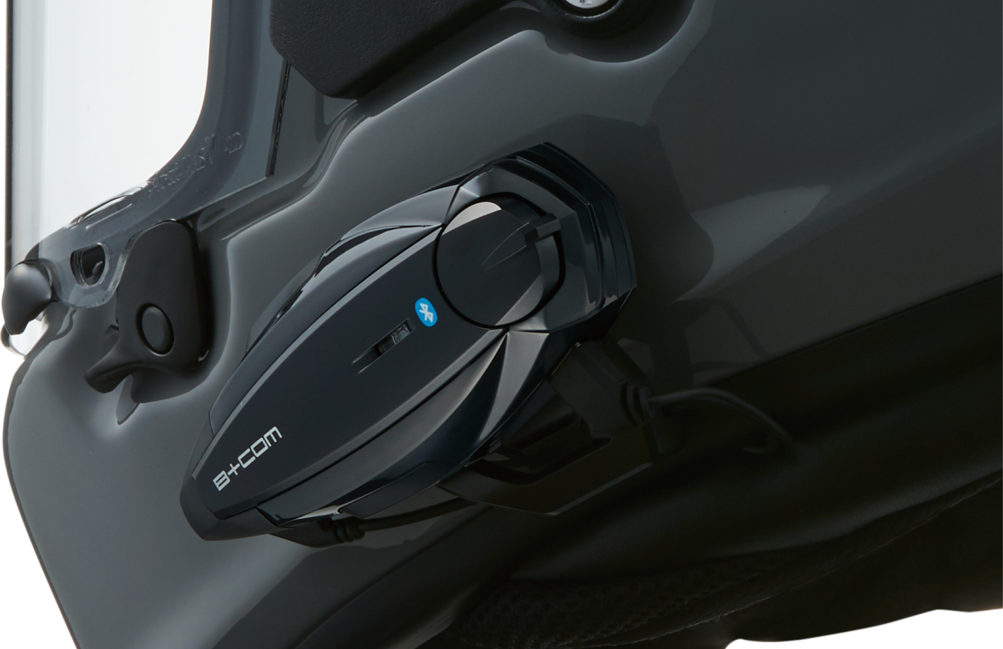 B+COM ONE バイク用インカム フルフェイスヘルメット取付方法 ARAI