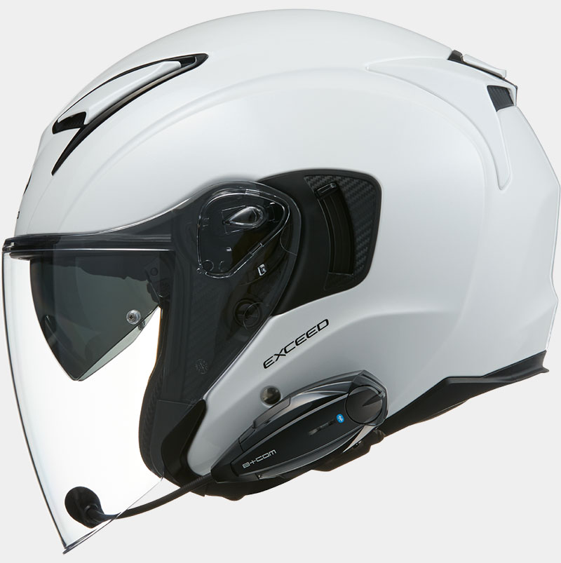 B+COM ONE バイク用インカム ジェットヘルメット取付方法 OGK KABUTO
